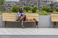 Scène de rue, Québec, Canada