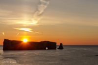 Lever de soleil, Rocher percé, Canada