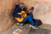 Musicien de rue, quartier Albayzin - Grenade