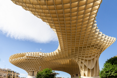 Metropol Parasol ou les champignons, Séville, Andalousie, Espagne