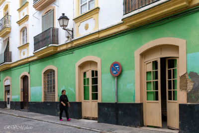 Calle de la Rosa, Cadix, Espagne