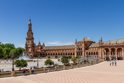 Place d'Espagne, Séville, Andalousie, Espagne