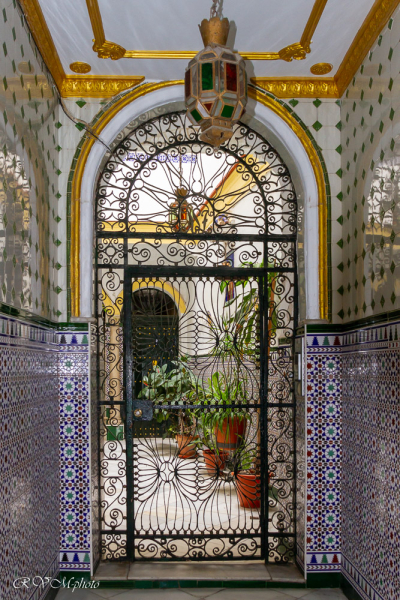 Entrée décorée d'une maison - Cadix
