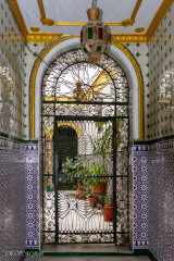 Entrée décorée d'une maison - Cadix