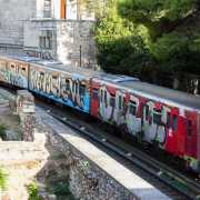 Train à Athènes