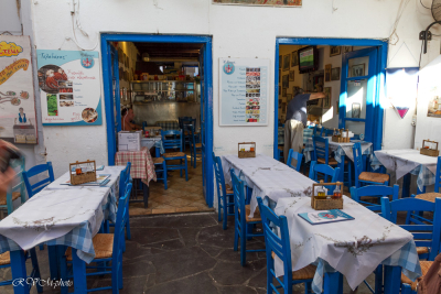 Restaurant à Egine, Grèce