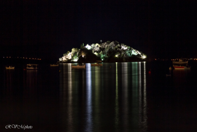 île Koronissi devant Tolo, Grèce