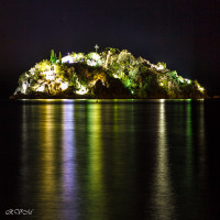 île Koronissi devant Tolo