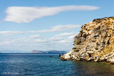 Dans le golfe Saronique, Grèce