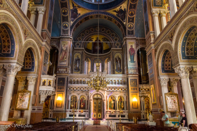 Intérieur de la cathédrale d'Athènes