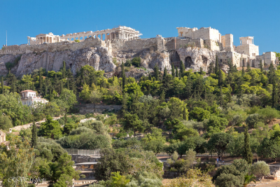 Acropole vu de l'Agora, Athènes Grèce