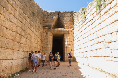 Entrée du tombeau d'Agamemnon, Grèce