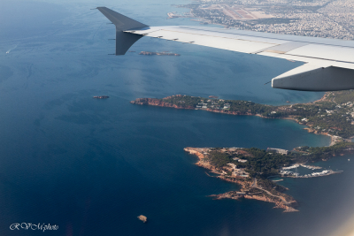 Arrivée Athènes, Grèce