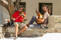 Musiciens du quartier de Plaka, Athènes