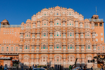 Le Hawa Mahal ou palais des vents, Jaipur, Inde du nord