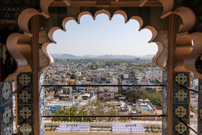 Le City Palace, palais de Maharajah, Udaipur, Inde du nord