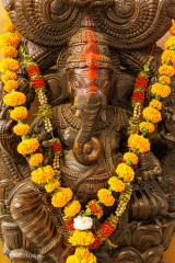 Représentation sculptée du dieu Ganesh, Agra