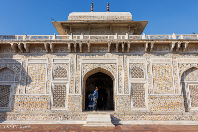 Le mausolée Itimad-ud-Daulah, Agra, Inde du nord