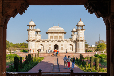 Le mausolée Itimad-ud-Daulah, Agra, Inde du nord