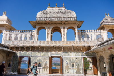 Le City Palace, palais de Maharajah, Udaipur, Inde du nord
