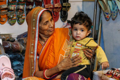 Sur un marché à Pushkar