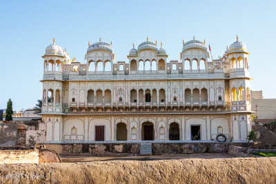 Haveli (petit palais) à Mandawa, Inde du nord