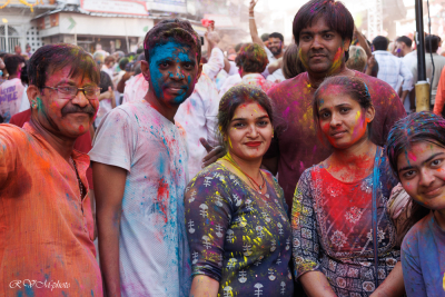 Fête de Holi ou fête des couleurs, Udaipur