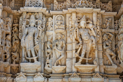 Temple Jaïn de Chaumukha, Ranakpur, Inde du nord