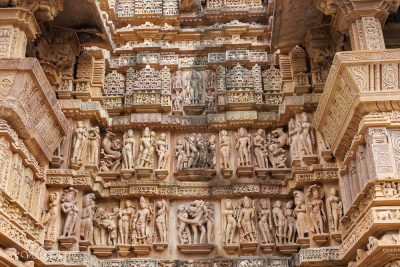 Temples de Khajuraho, du 10e et 11e siècle, Inde du nord