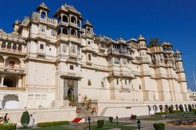 Le City Palace, palais de Maharajah, Udaipur, Inde du nord
