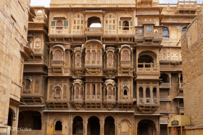 Haveli, petit palais à Jaisalmer, Inde du nord