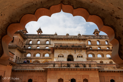Palais Jahangir Mahal à Orchha, Inde du nord