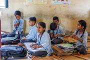 Elèves d'une école publique