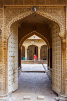 Entrée d'un haveli ou petit palais, Jaisalmer