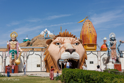 Temple Lord Shiva Hindu à Bikaner, Inde du nord
