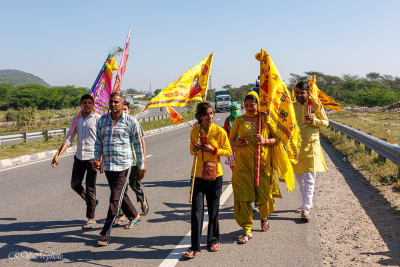Pélerins route de Mandawa, Inde du nord