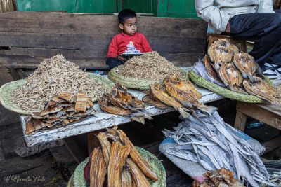 Poisson séché au marché, Antsirabe