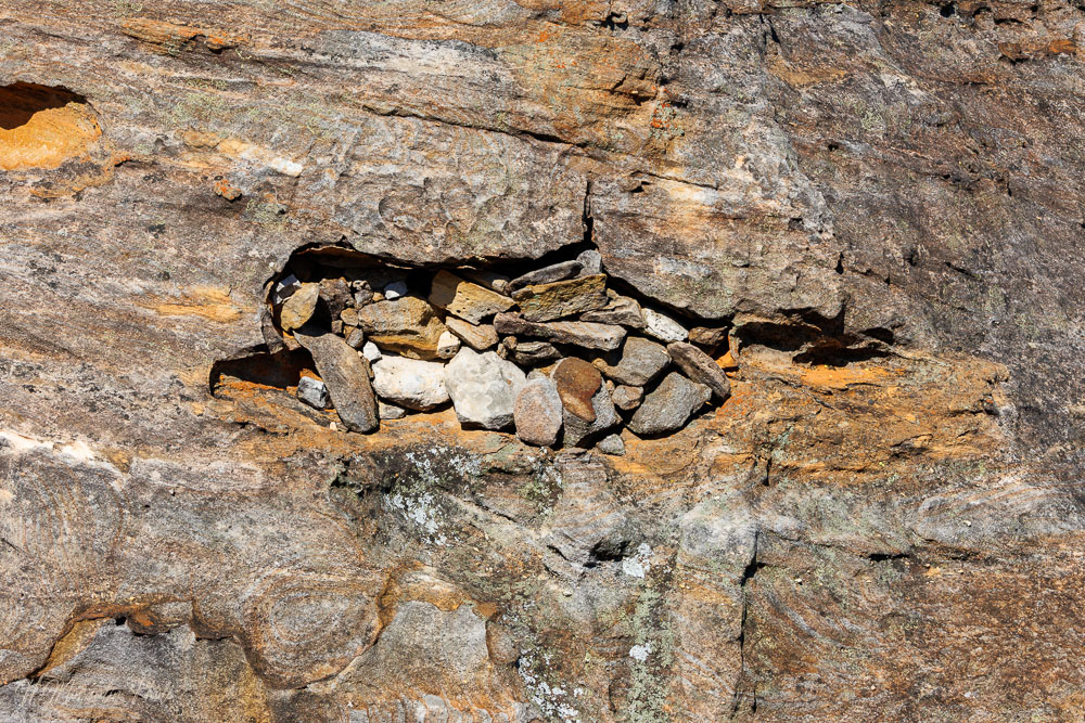 Tombeau définitif Bara, cavité inaccessible, parc national de l'Isalo
