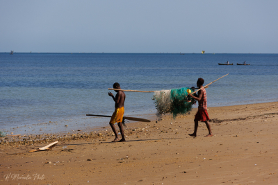 Pêcheurs Vezo, lagon d'Ifaty