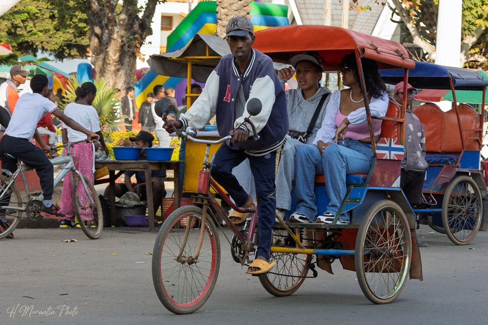 En cyclo-pousse, Antsirabe