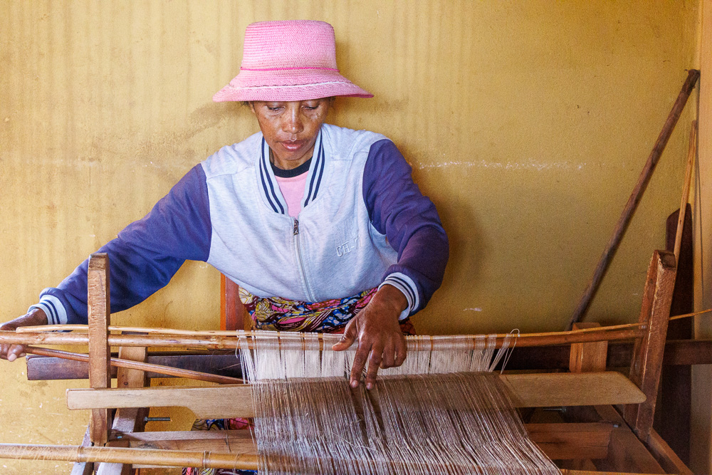 Tissage de la soie, Ambalavao