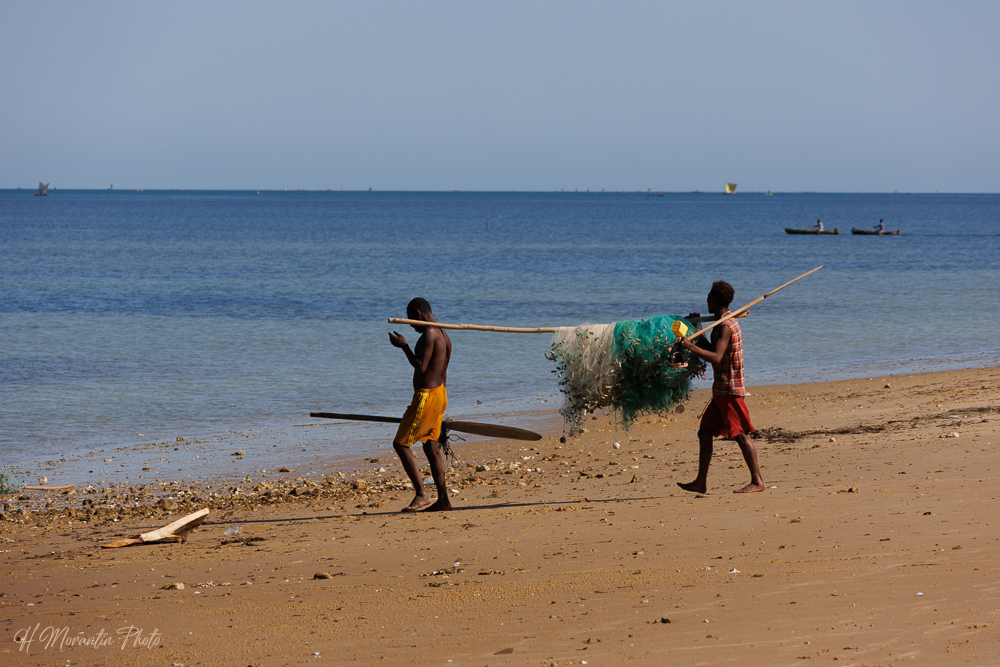 Pêcheurs Vezo, lagon d'Ifaty