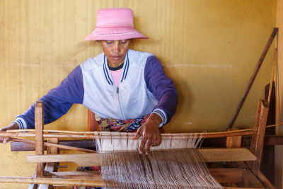 Tissage de la soie, Ambalavao