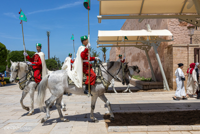 Relève de la garde, Rabat, Maroc