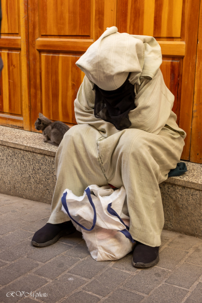 Repos ou méditation, Fès, Maroc