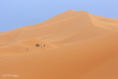 Ascension des dunes de Merzouga