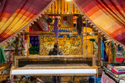 Tisserand traditionnel, Fès, Maroc