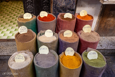 Sacs d'épices, Fès, Maroc