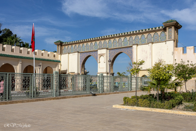 Porte du mausolée Moulai Ismail, Meknes, Maroc