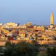 Tôt le matin, vue de Meknes